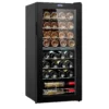 Succebuy Wine Cooler Dual Zone Temperature Wine Fridge Freestanding Refrigerator with Digital Control for Home Bar